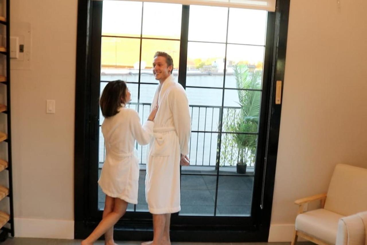 Nyc Skyline Views, Sauna & Rooftop - Romantic Escape At "Brooklyn Bay Lofts" New York Esterno foto